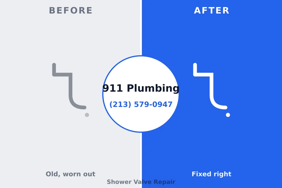 Before and after: plumbing company Conshohocken, PA